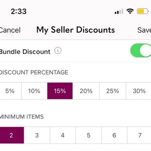 15% off bundle of 2 items!